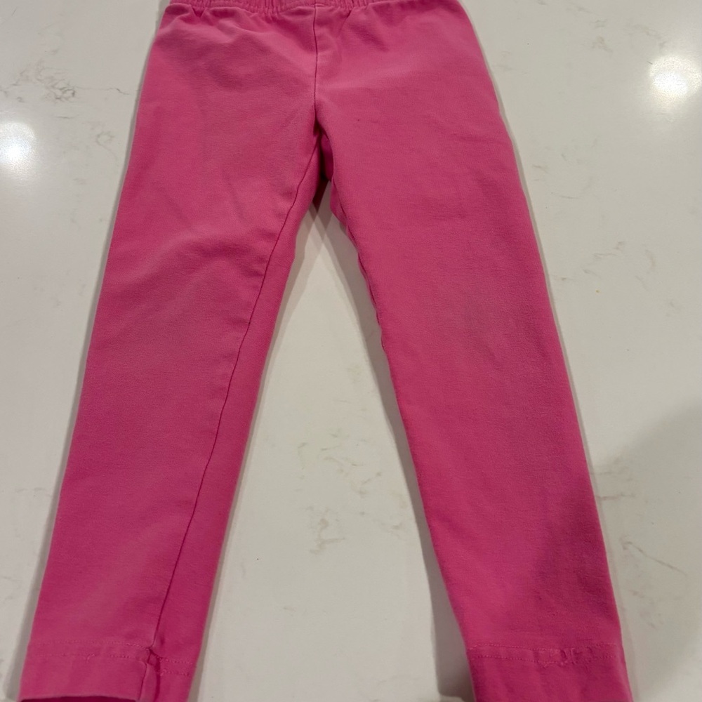 Hanna Andersson Vibrant Pink Kids Leggings